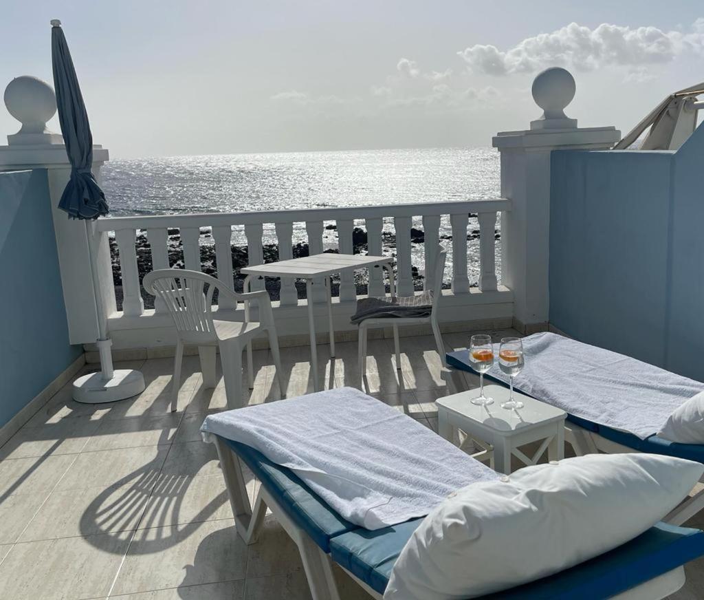Molino Azul 3A, Wohnung Mit Meerblick Valle Gran Rey Bagian luar foto
